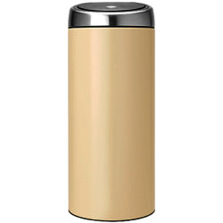 Brabantia Touch Bin with Fingerprint Proof Lid, Almond, 30L